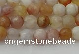 CAG9719 15.5 inches 6mm faceted round colorful agate beads wholesale