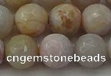 CAG9722 15.5 inches 12mm faceted round colorful agate beads wholesale