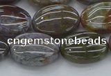 CAG9742 15.5 inches 13*18mm oval Indian agate beads wholesale