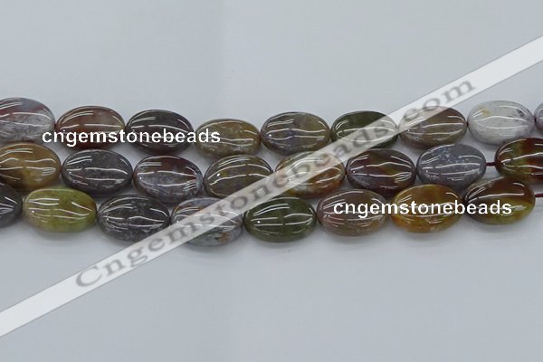 CAG9743 15.5 inches 15*20mm oval Indian agate beads wholesale