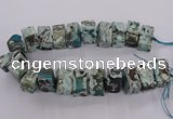 CAG9751 15.5 inches 15*28mm - 17*30mm cuboid ocean agate beads