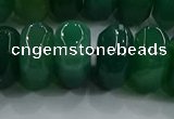 CAG9769 15.5 inches 8*16mm faceted rondelle agate gemstone beads