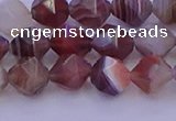 CAG9792 15.5 inches 8mm faceted nuggets botswana agate beads