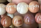 CAG9806 15.5 inches 8mm round wood agate beads wholesale