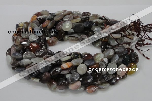 CAG986 15.5 inches 15*20mm faceted oval botswana agate beads