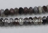 CAG988 15.5 inches 5*8mm faceted rondelle botswana agate beads