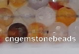 CAG9892 15.5 inches 10mm faceted round dendritic agate beads