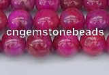 CAG9926 15.5 inches 8mm round fuchsia crazy lace agate beads