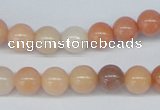 CAJ103 15.5 inches 8mm round red aventurine jade beads wholesale