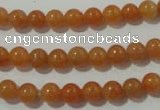 CAJ351 15.5 inches 6mm round red aventurine beads wholesale