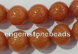 CAJ355 15.5 inches 14mm round red aventurine beads wholesale