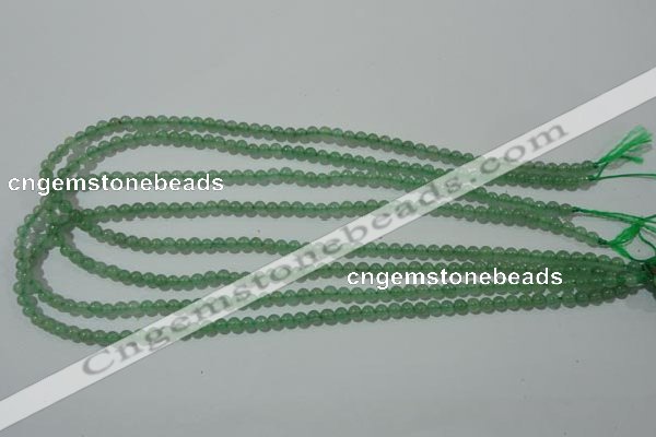 CAJ400 15.5 inches 4mm round green aventurine beads wholesale