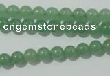 CAJ401 15.5 inches 6mm round green aventurine beads wholesale