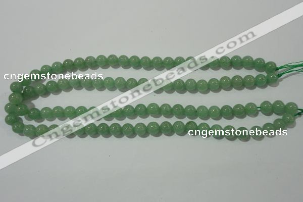 CAJ402 15.5 inches 8mm round green aventurine beads wholesale