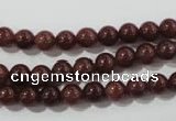 CAJ451 15.5 inches 6mm round purple aventurine beads wholesale