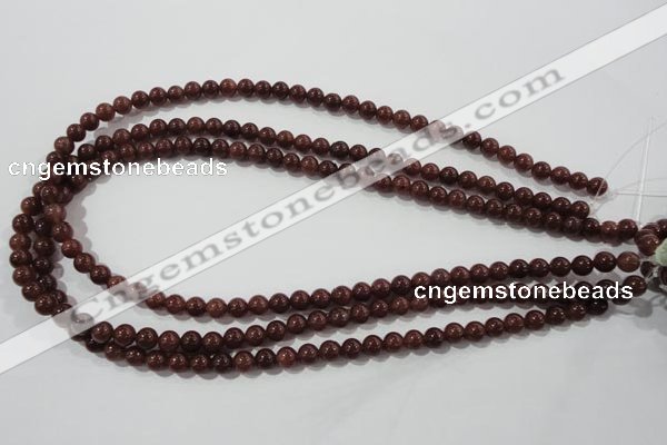 CAJ451 15.5 inches 6mm round purple aventurine beads wholesale