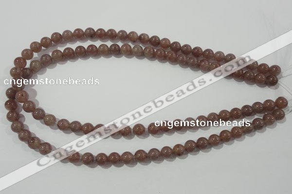 CAJ453 15.5 inches 8mm round purple aventurine beads wholesale