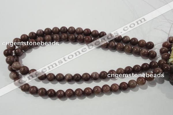 CAJ454 15.5 inches 10mm round purple aventurine beads wholesale