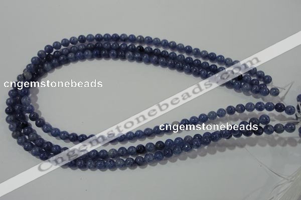 CAJ501 15.5 inches 6mm round blue aventurine beads wholesale