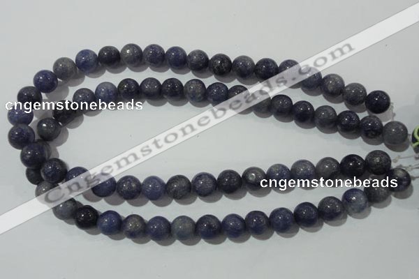 CAJ504 15.5 inches 12mm round blue aventurine beads wholesale