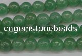 CAJ602 15.5 inches 8mm round A grade green aventurine beads