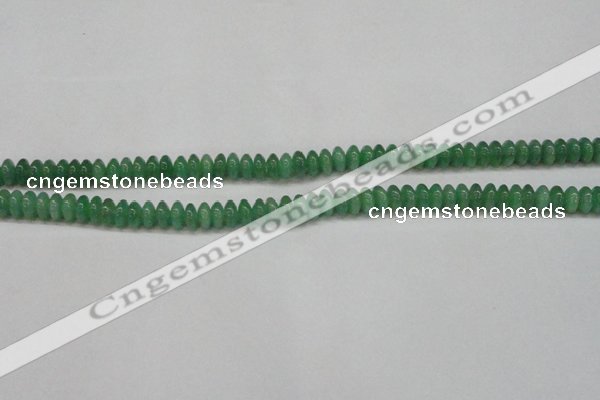 CAJ629 15.5 inches 4*8mm rondelle green aventurine beads