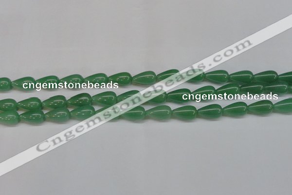 CAJ633 15.5 inches 10*18mm teardrop green aventurine beads