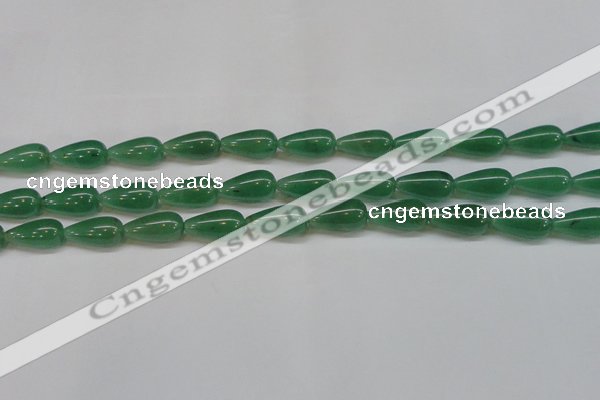 CAJ634 15.5 inches 10*20mm teardrop green aventurine beads