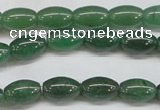 CAJ644 15.5 inches 8*12mm rice green aventurine beads