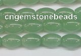 CAJ645 15.5 inches 8*12mm rice green aventurine beads