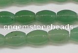 CAJ652 15.5 inches 8*12mm hexahedron green aventurine beads