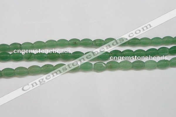 CAJ652 15.5 inches 8*12mm hexahedron green aventurine beads