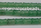 CAJ658 15.5 inches 8*10mm bone green aventurine beads