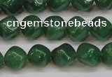 CAJ670 15.5 inches 9*9mm cube green aventurine beads