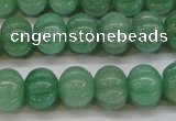 CAJ672 15.5 inches 10*13mm pumpkin green aventurine beads