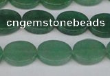 CAJ679 15.5 inches 12*16mm oval green aventurine beads