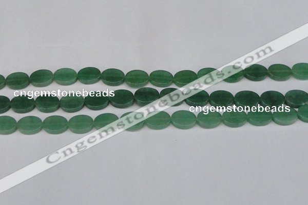 CAJ679 15.5 inches 12*16mm oval green aventurine beads