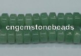 CAJ68 15.5 inches 5*10mm tyre green aventurine beads wholesale