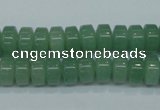 CAJ68 15.5 inches 5*10mm tyre green aventurine beads wholesale