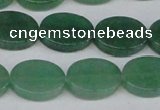 CAJ680 15.5 inches 13*18mm oval green aventurine beads