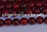 CAJ750 15.5 inches 4mm round apple jasper beads wholesale