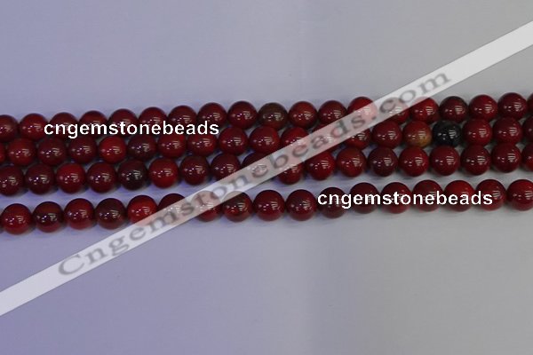 CAJ752 15.5 inches 8mm round apple jasper beads wholesale