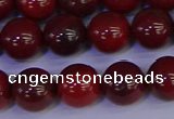 CAJ753 15.5 inches 10mm round apple jasper beads wholesale