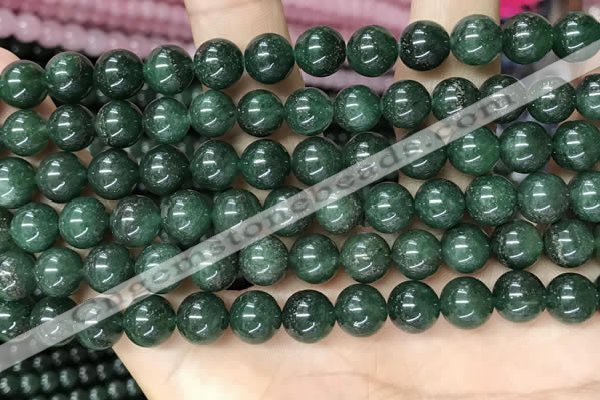 CAJ812 15.5 inches 8mm round green Indian aventurine beads