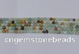 CAM01 4mm round mixed color natural amazonite beads Wholesale