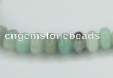 CAM100 15.5 inches 6*10mm rondelle amazonite gemstone beads