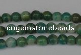 CAM1000 15.5 inches 4mm round natural Russian amazonite beads