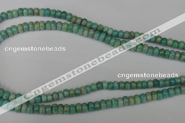 CAM1010 15.5 inches 4*7mm rondelle natural Russian amazonite beads