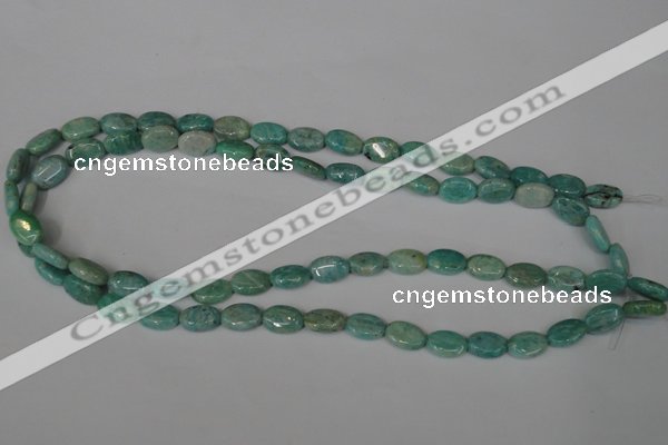 CAM1020 15.5 inches 8*12mm oval natural Russian amazonite beads