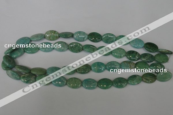 CAM1021 15.5 inches 13*18mm oval natural Russian amazonite beads